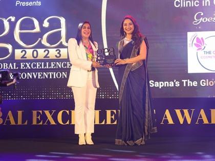 The Award for the Most Trusted Cosmetic Clinic in Gujarat goes to Dr. Sapna's The Glow Cosmetic Clinic at the GEA2023 Awards | The Award for the Most Trusted Cosmetic Clinic in Gujarat goes to Dr. Sapna's The Glow Cosmetic Clinic at the GEA2023 Awards