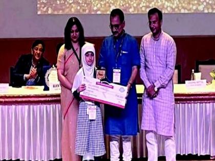 Kashmiri student Affifa Batool secures first rank in all-India Orange Global Olympiad | Kashmiri student Affifa Batool secures first rank in all-India Orange Global Olympiad