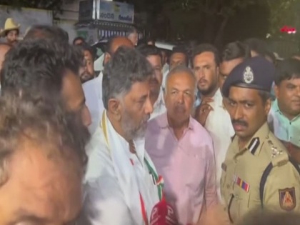 Karnataka polls: Shivakumar stages 'dharna' alleging govt machinery's misuse post BJP's narrow win in Jayanagar | Karnataka polls: Shivakumar stages 'dharna' alleging govt machinery's misuse post BJP's narrow win in Jayanagar