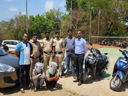 Goa: Calangute Police arrest two for vehicle lifting, recover six vehicles worth Rs 10 lakh | Goa: Calangute Police arrest two for vehicle lifting, recover six vehicles worth Rs 10 lakh