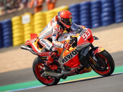 Honda's Marquez shows his speed, fights for podium in 1000th Grand Prix | Honda's Marquez shows his speed, fights for podium in 1000th Grand Prix