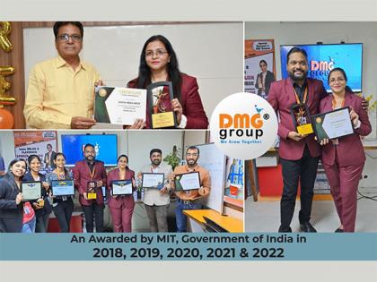 DMG Group has been awarded "Best Outstanding Performance Computer Training Institute in Ahmedabad, Gujarat" by MIT, Govt of India during 2022 - 2023 | DMG Group has been awarded "Best Outstanding Performance Computer Training Institute in Ahmedabad, Gujarat" by MIT, Govt of India during 2022 - 2023