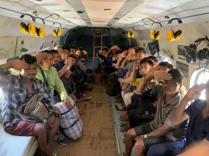Manipur violence: Assam Rifles rescues 96 people in air evacuation Ops from India-Myanmar border | Manipur violence: Assam Rifles rescues 96 people in air evacuation Ops from India-Myanmar border