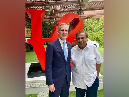 Great meeting with Mukesh Ambani to learn about Reliance's innovations in renewable energy: US Ambassador to India | Great meeting with Mukesh Ambani to learn about Reliance's innovations in renewable energy: US Ambassador to India