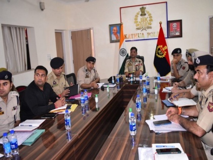 J-K: ADGP Jammu zone holds security, law and order review meeting in Kathua | J-K: ADGP Jammu zone holds security, law and order review meeting in Kathua