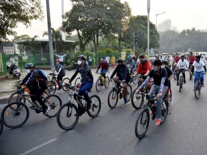 Chandigarh administration organises Cyclothon under Mission LiFE | Chandigarh administration organises Cyclothon under Mission LiFE