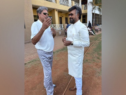 Two legends in one frame: Rajnikanth meets Kapil Dev | Two legends in one frame: Rajnikanth meets Kapil Dev