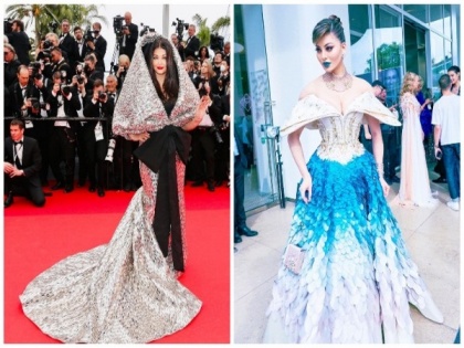 Rewind Cannes Day 3 : OG Queen Aishwarya Rai's dramatic red carpet look, Urvashi Rautela's experiment with blue lip colour | Rewind Cannes Day 3 : OG Queen Aishwarya Rai's dramatic red carpet look, Urvashi Rautela's experiment with blue lip colour