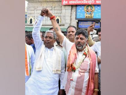 Siddaramaiah to take oath as Karnataka CM today; DK Shivakumar to sworn in as his deputy | Siddaramaiah to take oath as Karnataka CM today; DK Shivakumar to sworn in as his deputy