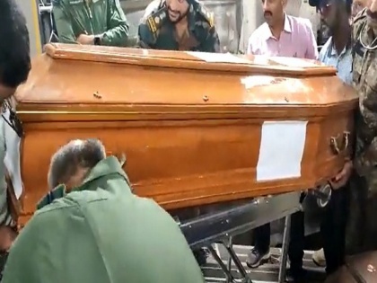 Mortal remains of Indian national killed in Sudan violence brought back to India | Mortal remains of Indian national killed in Sudan violence brought back to India