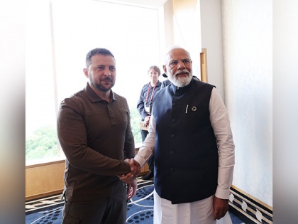 PM Modi meets Ukrainian President Zelenskyy on sidelines of G7 summit in Hiroshima | PM Modi meets Ukrainian President Zelenskyy on sidelines of G7 summit in Hiroshima