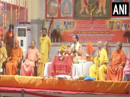 UP: CM Yogi participates in installation of deities at Shri Gorakhnath Temple | UP: CM Yogi participates in installation of deities at Shri Gorakhnath Temple