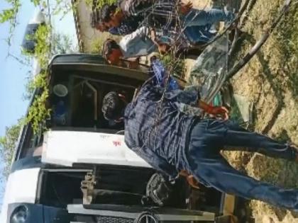 One pilgrim killed, 13 injured as bus overturns in J-K's Reasi | One pilgrim killed, 13 injured as bus overturns in J-K's Reasi