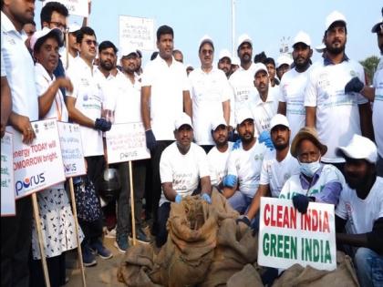 G20: Mega Beach Cleanliness drive organized at Andhra's Vishakhapatnam | G20: Mega Beach Cleanliness drive organized at Andhra's Vishakhapatnam