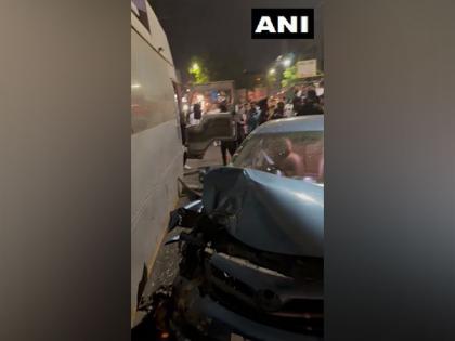 Maharashtra: 2 killed, 5 injured after car crashes into multiples vehicles in Pune | Maharashtra: 2 killed, 5 injured after car crashes into multiples vehicles in Pune