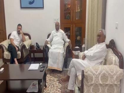 Nitish Kumar meets Kharge, Rahul Gandhi amid talks for opposition unity | Nitish Kumar meets Kharge, Rahul Gandhi amid talks for opposition unity