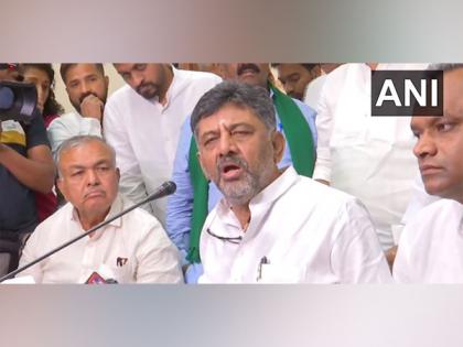 "Won't allow anyone to take law into their hands," DK Shivakumar on police officials wearing political outfit's dresses | "Won't allow anyone to take law into their hands," DK Shivakumar on police officials wearing political outfit's dresses