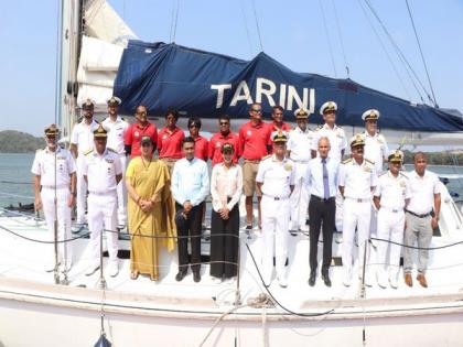 Indian naval ship Vessel Tarini returns after historic 188-day voyage | Indian naval ship Vessel Tarini returns after historic 188-day voyage