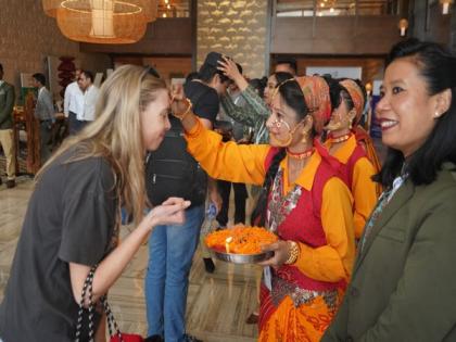 G20 delegates get traditional welcome on arrival at Jollygrant Airport in Dehradun | G20 delegates get traditional welcome on arrival at Jollygrant Airport in Dehradun