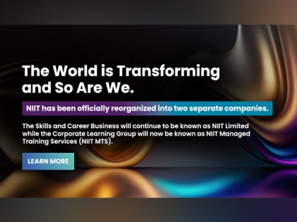 NIIT Ltd completes Demerger of Corporate Learning Business into NIIT Learning Systems Ltd | NIIT Ltd completes Demerger of Corporate Learning Business into NIIT Learning Systems Ltd