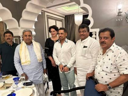Karnataka CM Siddaramaiah meets Priyanka Gandhi in Delhi | Karnataka CM Siddaramaiah meets Priyanka Gandhi in Delhi