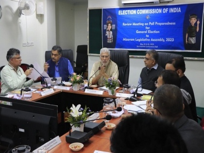ECI officials hold review meeting for upcoming Mizoram Assembly elections | ECI officials hold review meeting for upcoming Mizoram Assembly elections