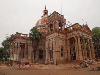 Delhi LG inspects renovation work of 187-year-old heritage St James' Church | Delhi LG inspects renovation work of 187-year-old heritage St James' Church