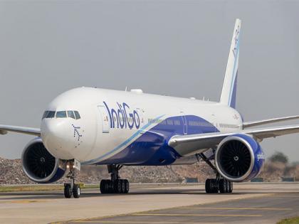 Sporting IndiGo livery, carrier's first Boeing 777 wide-body aircraft lands in Delhi | Sporting IndiGo livery, carrier's first Boeing 777 wide-body aircraft lands in Delhi