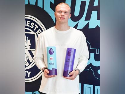 Premier League: Manchester City striker Erling Haaland wins 'Player of the Season' award | Premier League: Manchester City striker Erling Haaland wins 'Player of the Season' award Premier League: Manchester City striker Erling Haaland wins 'Player of the Season' award | Premier League: Manchester City striker Erling Haaland wins 'Player of the Season' award