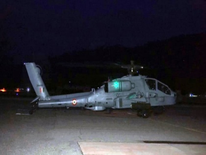 IAF's Apache attack helicopter makes precautionary landing in Madhya Pradesh's Bhind | IAF's Apache attack helicopter makes precautionary landing in Madhya Pradesh's Bhind