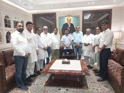 Arvind Kejriwal meets AAP Haryana leaders at his Delhi residence | Arvind Kejriwal meets AAP Haryana leaders at his Delhi residence