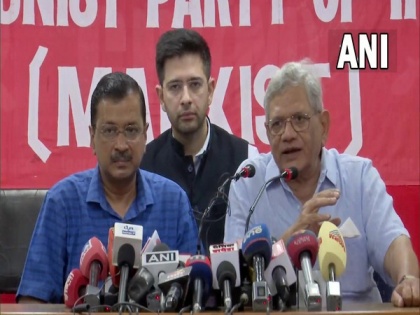 "It is unconstitutional," CPI(M)'s Sitaram Yechury extends support to Delhi CM Kejriwal on Centre's ordinance | "It is unconstitutional," CPI(M)'s Sitaram Yechury extends support to Delhi CM Kejriwal on Centre's ordinance