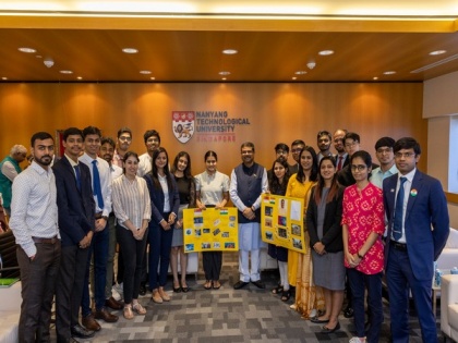 Dharmendra Pradhan visits Nanyang Technological University in Singapore, interacts with Indian students | Dharmendra Pradhan visits Nanyang Technological University in Singapore, interacts with Indian students