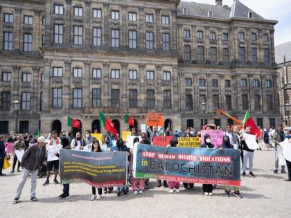 Netherlands: Baloch National Movement protests against Pakistan's nuclear weapons | Netherlands: Baloch National Movement protests against Pakistan's nuclear weapons
