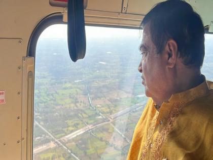 Nitin Gadkari inspects Vadodara-Mumbai section of Delhi-Vadodara-Mumbai Expressway | Nitin Gadkari inspects Vadodara-Mumbai section of Delhi-Vadodara-Mumbai Expressway