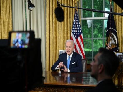 In his first Oval Office address, Biden boasts of debt-ceiling win | In his first Oval Office address, Biden boasts of debt-ceiling win