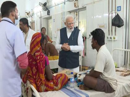 "Probe ordered; those guilty will not be spared": PM Modi after meeting Odisha train crash survivors | "Probe ordered; those guilty will not be spared": PM Modi after meeting Odisha train crash survivors
