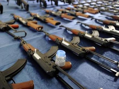Security forces recover large quantity of weapons in Manipur | Security forces recover large quantity of weapons in Manipur Security forces recover large quantity of weapons in Manipur | Security forces recover large quantity of weapons in Manipur
