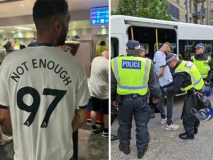 Manchester United fan arrested after mocking Hillsborough tragedy at FA Cup final | Manchester United fan arrested after mocking Hillsborough tragedy at FA Cup final