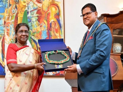 Suriname confers highest civilian award to President Droupadi Murmu | Suriname confers highest civilian award to President Droupadi Murmu