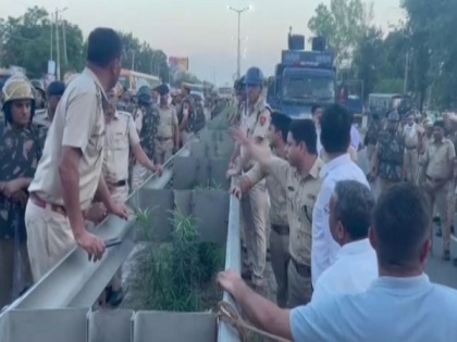 Haryana farmers protest at Delhi-Chandigarh highway, police use water cannons to disperse protesters | Haryana farmers protest at Delhi-Chandigarh highway, police use water cannons to disperse protesters