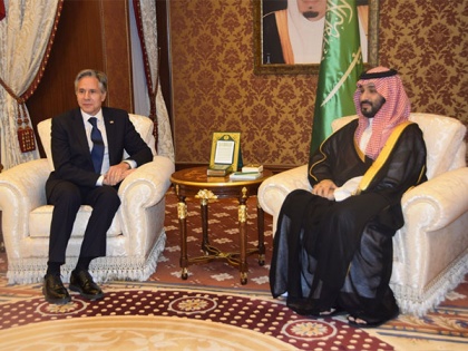US Secy Blinken begins Saudi Arabia visit, meets Crown Prince Bin Salman | US Secy Blinken begins Saudi Arabia visit, meets Crown Prince Bin Salman