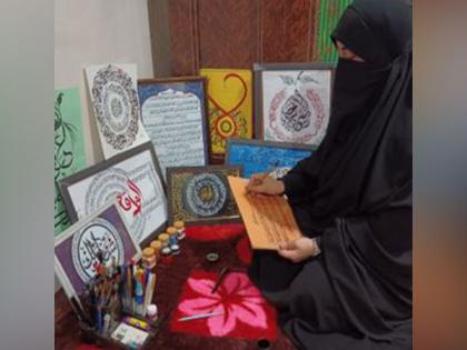 Kashmir's young female artist finds solace in calligraphy, becomes catalyst for economic empowerment | Kashmir's young female artist finds solace in calligraphy, becomes catalyst for economic empowerment