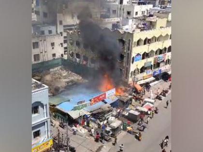 Fire at vegetable market in Telangana's Rangareddy, no casualties reported | Fire at vegetable market in Telangana's Rangareddy, no casualties reported