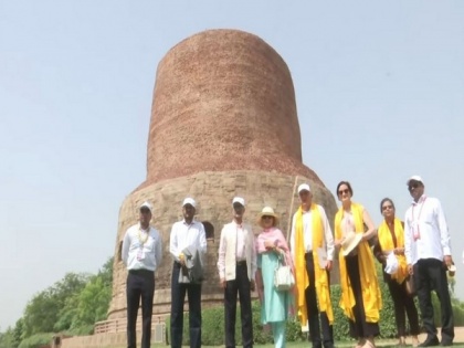 EAM Jaishankar and G20 delegates visit Holy site of Sarnath | EAM Jaishankar and G20 delegates visit Holy site of Sarnath