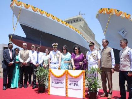 GRSE launches two warships of different classes | GRSE launches two warships of different classes