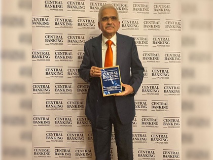 Shaktikanta Das receives 'Governor of the Year' award at London's Central Banking Awards 2023 | Shaktikanta Das receives 'Governor of the Year' award at London's Central Banking Awards 2023