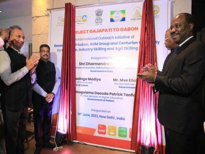 Dharmendra Pradhan flags off Gabon's first Agri-SEZ project | Dharmendra Pradhan flags off Gabon's first Agri-SEZ project