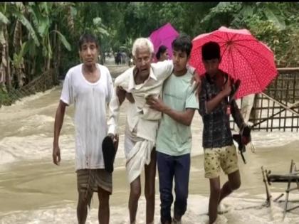 Assam: Nearly 21,000 people of four districts affected in first spell of floods | Assam: Nearly 21,000 people of four districts affected in first spell of floods