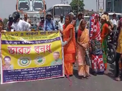 WB: Tribal people protest in Asansol against Kurmi community's demand for ST status | WB: Tribal people protest in Asansol against Kurmi community's demand for ST status